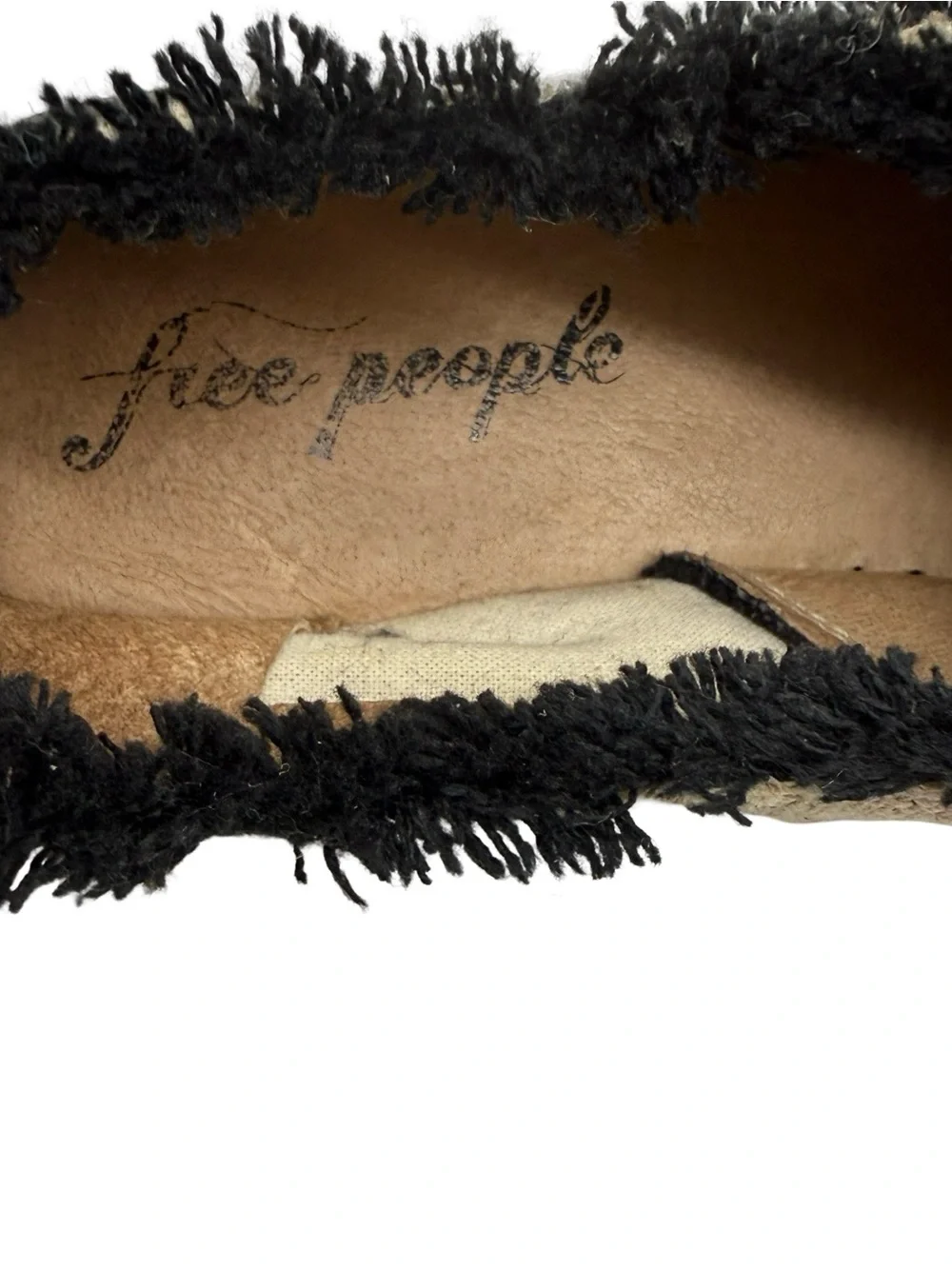 Free People Striped Espadrilles Black Cream Boho Beach Size 40
